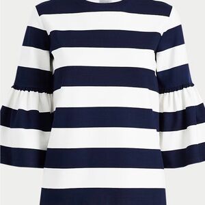 Ralph Lauren Navy and White Striped Blouse